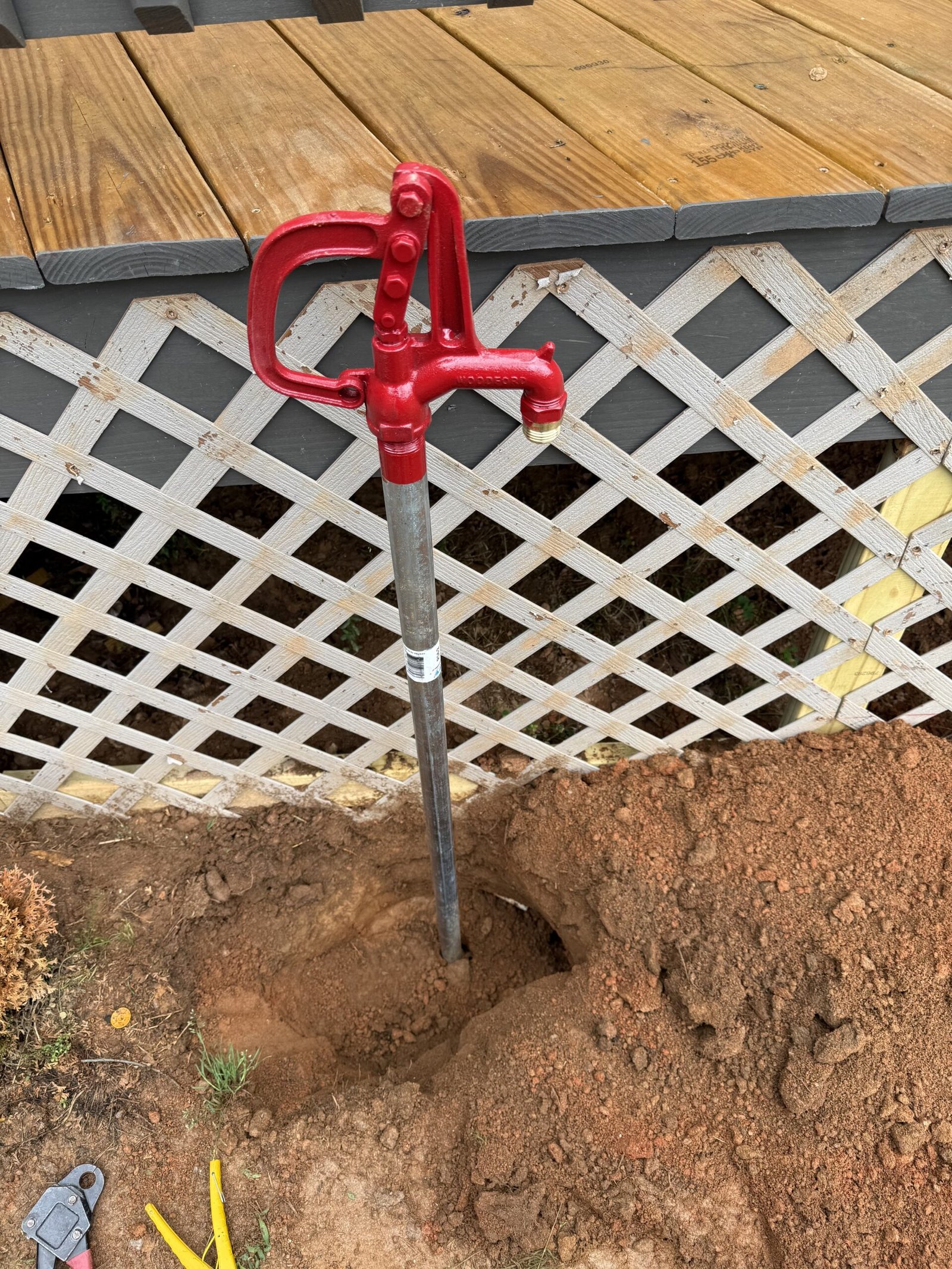 Yard Hydrant Installed Yard Hydrant Installed